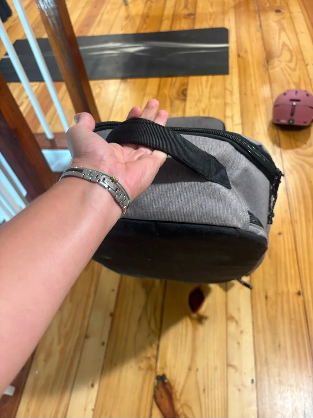 Burton Gray Snowboard Gear Bag with Black Accents